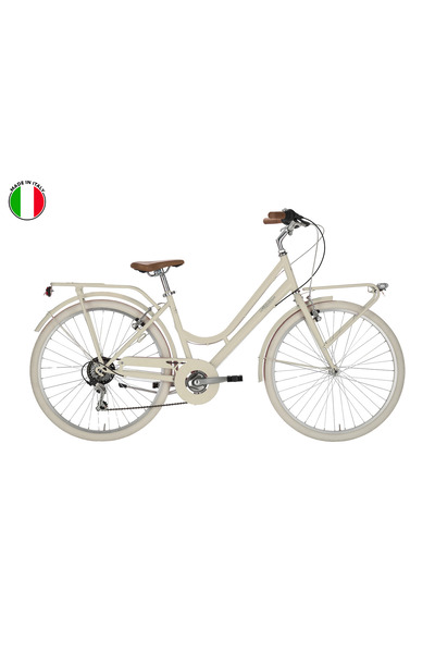 Alpina Milly Italy, 26" Jant, 6 Vitesli Şehir Bisikleti (Made in Italy) Krem