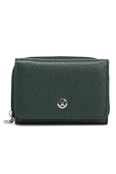 Tergan Green Genuine Leather Women's Wallet - S1Cb00005798-I5T