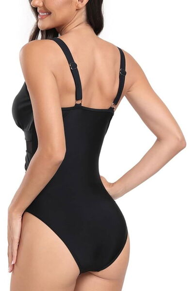 OEM Women's one-piece swimsuit, Black S