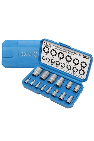 OEM Kit tubular profil E 4-24 mm 14 bucăți