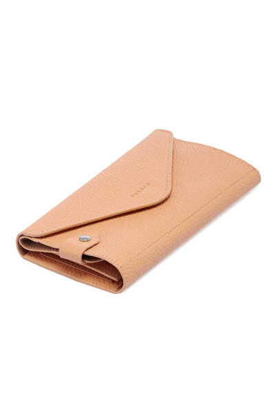 Tergan Nude Hakiki Deri Kadın Cüzdan - S1CB00005811-T6A