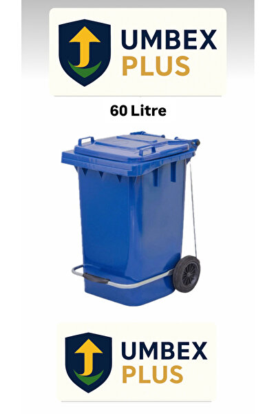 MCK Plus MCK Plastik Pedallı Çöp Konteyneri 60 Litre Plastik Konteyner - A Is...