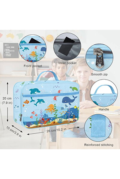 OEM Geantă frigorifică pentru prânz preșcolar cu delfini