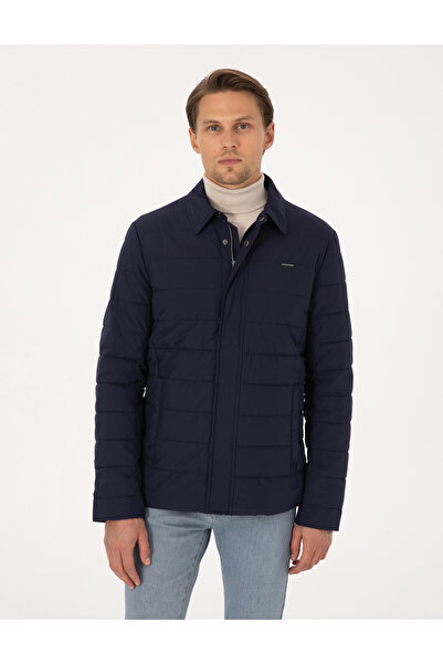 Pierre Cardin Lacivert Gömlek Yaka Mont 50313938-VR033