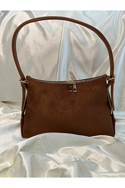 NOVABAGS Süet El ve Omuz Çantası