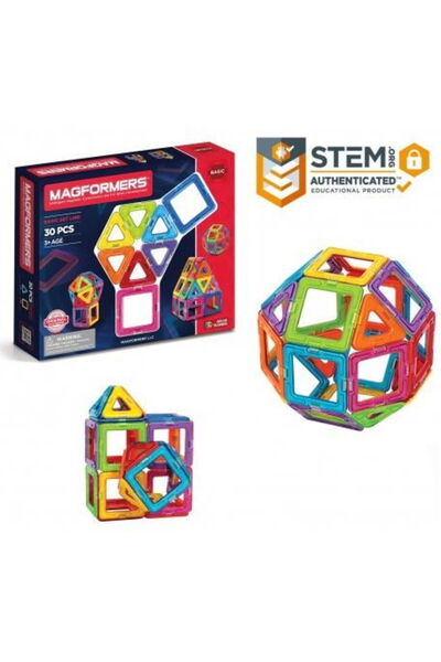 Clicstoys Magnetic building set - Magformers, 30 pieces