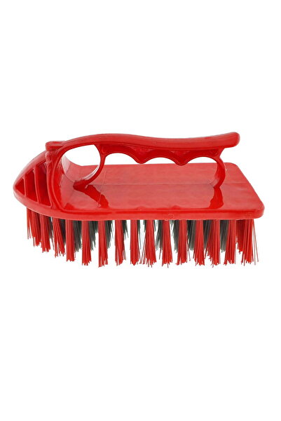 OEM Perie cu mâner, pentru curățare, lungime 135 mm, plastic, roșie