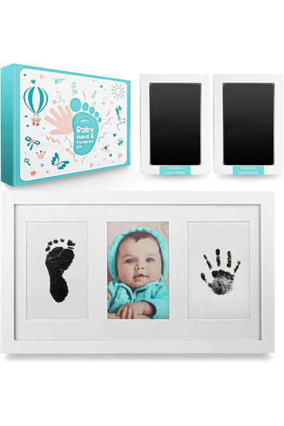 Edelhand Album de amprente pentru bebeluși, non-toxic și fără cerneală - set complet