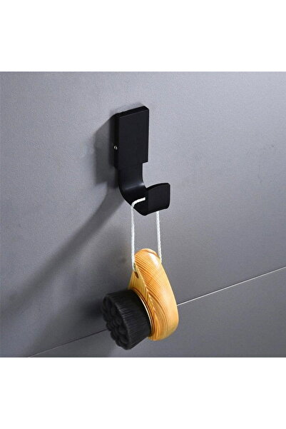 OEM Matte black metal towel hook