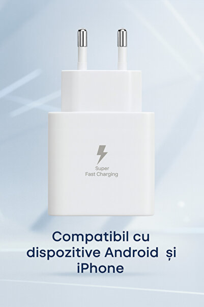 BECVER 45W USB-C Wall Charger, white, cable included, fast charging