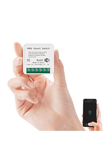 OEM Releu inteligent WiFi, Tuya, Smart Life, Compatibil Amazon Alexa, Google Assistant