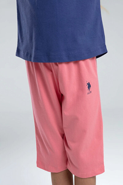 U.S. Polo Assn. Girls' Capri Set - Dark Indigo