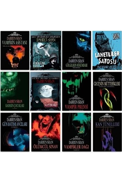 Tudem Yayınları Tudem Darren Shan Efsanesi Vampir Seti 12 Kitap