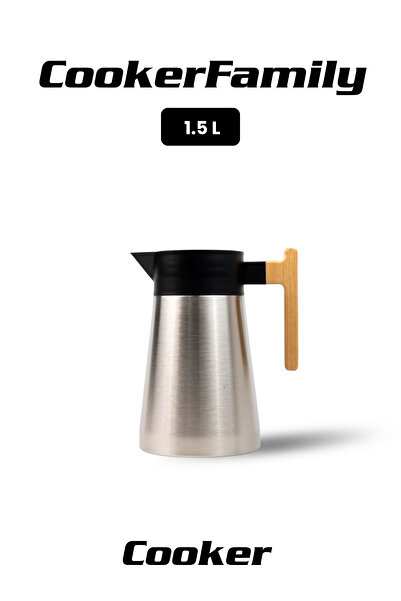 Cooker 1.5 Lt Stainless Steel Thermos Picnic Camping Restaurant Thermos