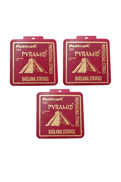 Master Music 0.20 Uzun Sap Bağlama Teli 3 Paket