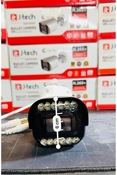 J-TECH 5MP SONY LENS Gece Gündüz Renkli Warm Light 1080P AHD Güvenlik Kamera