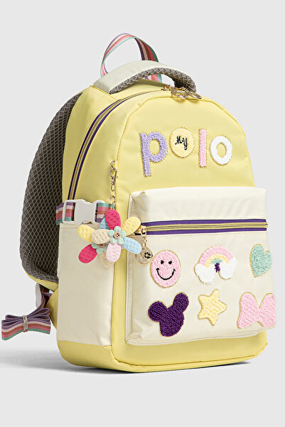 By Hakan My Polo 2055 Three-Piece Set Girls' Primary School Middle School Bag Backpack School Bag Multi-Compartment Ortho