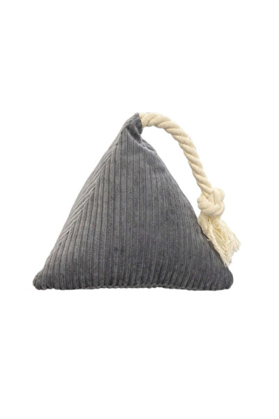 Pet Comfort Drnds Drawstring Prism Dog Toy (221011) Gray 17X30Cm