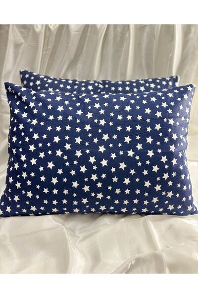 Belsina Home نمط النجوم، بسحاب |   2 غطاء وسادة |   50×70 سم