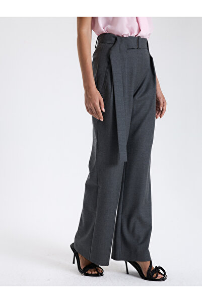 BAQA Belted Wide Leg Pants