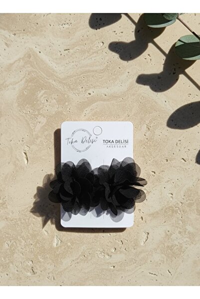 Toka Delisi Saçsız Bebek Tokası, İkili Sevimli Saç Acıtmayan Tüllü Kurdeleli ...