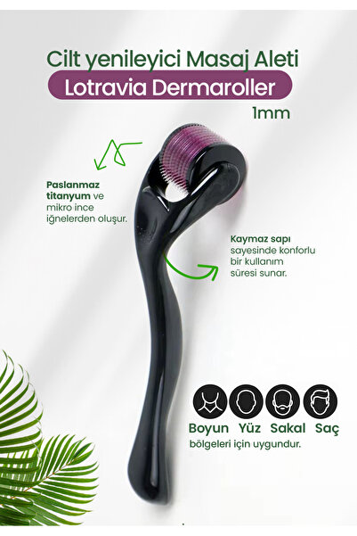 Lotravia Dermaroller 1 mm Ekonomik