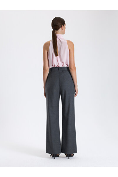 BAQA Belted Wide Leg Pants