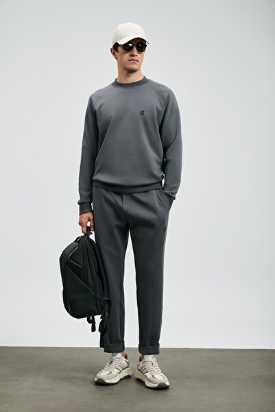 Lufian 112030179 Grant Men's Sweatshirt Gray