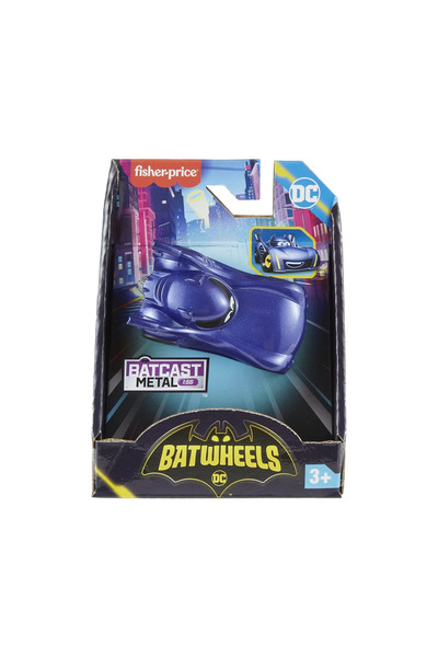 FISHER PRICE Fisher Price Batwheels Μεταλλικό αυτοκίνητο Batmobile, 1:55