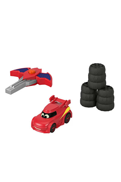 FISHER PRICE BATWHEELS ΚΟΚΚΙΝΟ ΑΥΤΟΚΙΝΗΤΟ ΚΛΙΜΑΚΑ 1:55