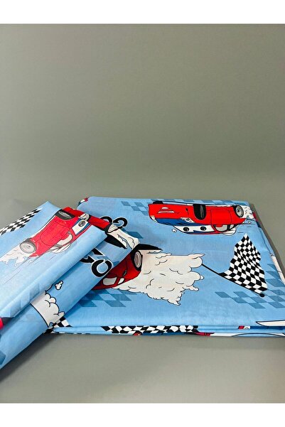 Belsina Home Sada povlečení na přikrývku s dětským vzorem (spodní prostěradlo s gumou)