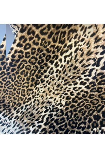 Belsina Home ملاءة سرير مسطحة مفردة ومزدوجة بنقشة الفهد