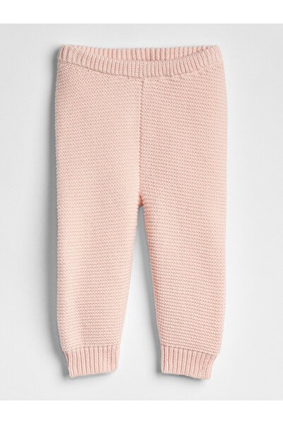 GAP Baby Bebek Pembe Örme Jogger Eşofman Altı