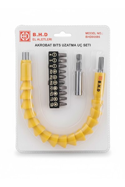 BOSS Akrobat 12 Parça Esnek Bits Uzatma Seti – 300 mm, Dar Alanlar İçin İdeal”