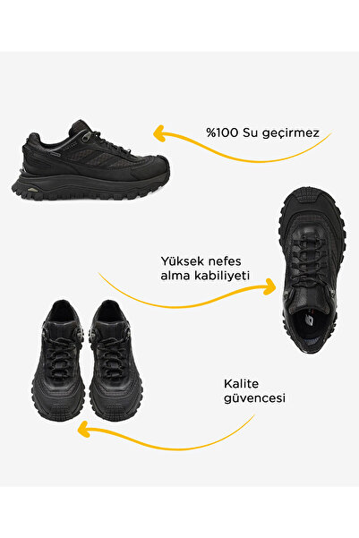 Greyder Siyah Gri Su Geçirmez Ayakkabı 3K2GA16353