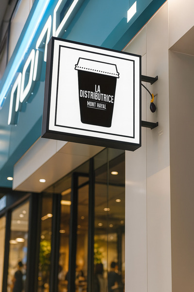 Grand City Media صندوق إضاءة مربع مثبت على الحائط - 60×60