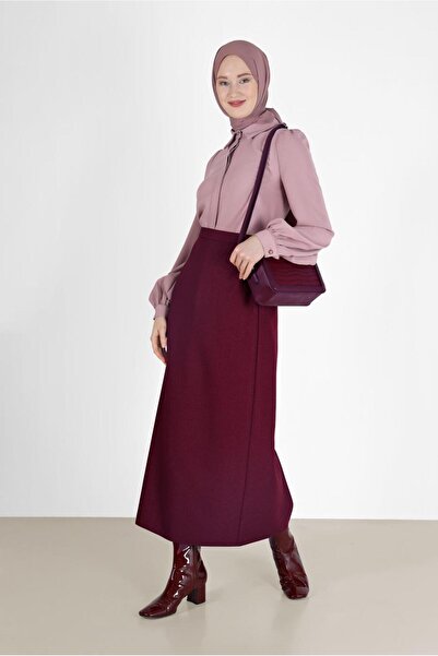 Alvina SLIP DETAIL ZIPPERED SKIRT 60215