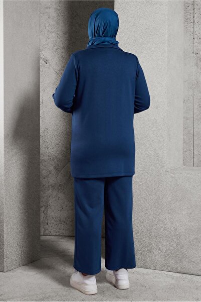 Alvina 20646 Model Zipper and Trousers Suit