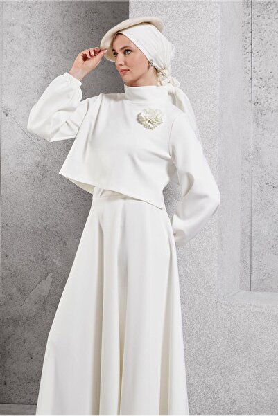 Alvina Σετ αθλητική φόρμα με φούστα και καρφίτσα - 45054