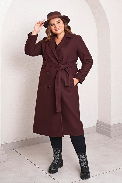 Büyük Moda KRUVAZE COTTON COAT