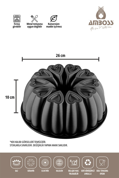 Amboss Sweet 2 Pieces Crepe Pan & Cake Mold