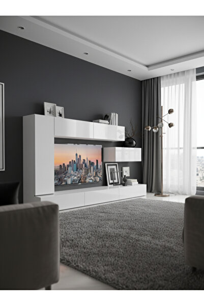 MAC DİZAYN Efes Tv Ünitesi Beyaz