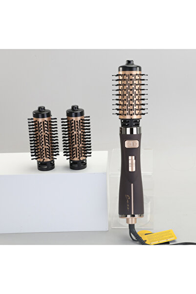 Enzo Professional Enzo | 3-in-1 Hot Air Brush Hair Dryer, Volumizer & Straightener