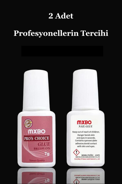 Easy Beauty 2 Adet 7ml Takma Tırnak Yapıştırıcı - Tips Yapıştırıcı - Fırçalı ...