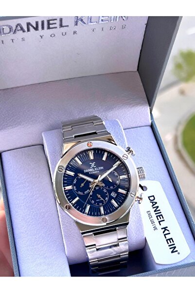 Daniel Klein Steel Case&Band Internal Functions Active 2 Year Warranty Men's Wristwatch Fg.Cl.14000.3