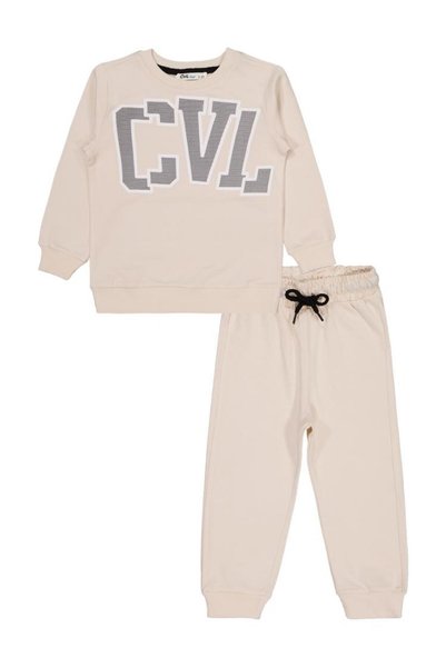 Civil Boys Cvl Printed 2-5 Years Old Set - Ecru