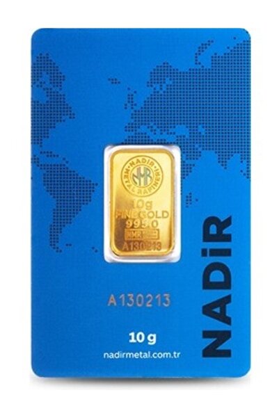 İar Nadir Gold 10 Gram 24 Ayar Külçe Altın
