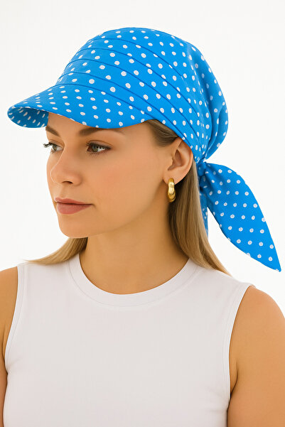 ZERAMİNE Шапка с козирка и завързани остриета с UV защита