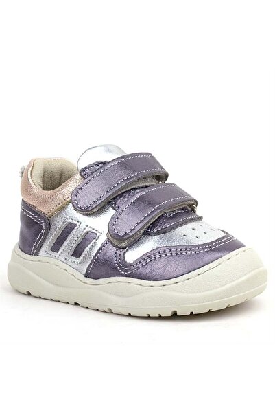 Rakerplus Schaggy Baby Sneakers - Genuine Leather, Platinum Silver