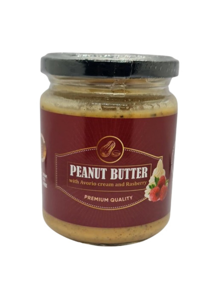 Nutrifood Peanut Butter with Avorio Cream and Raspberry, 250g